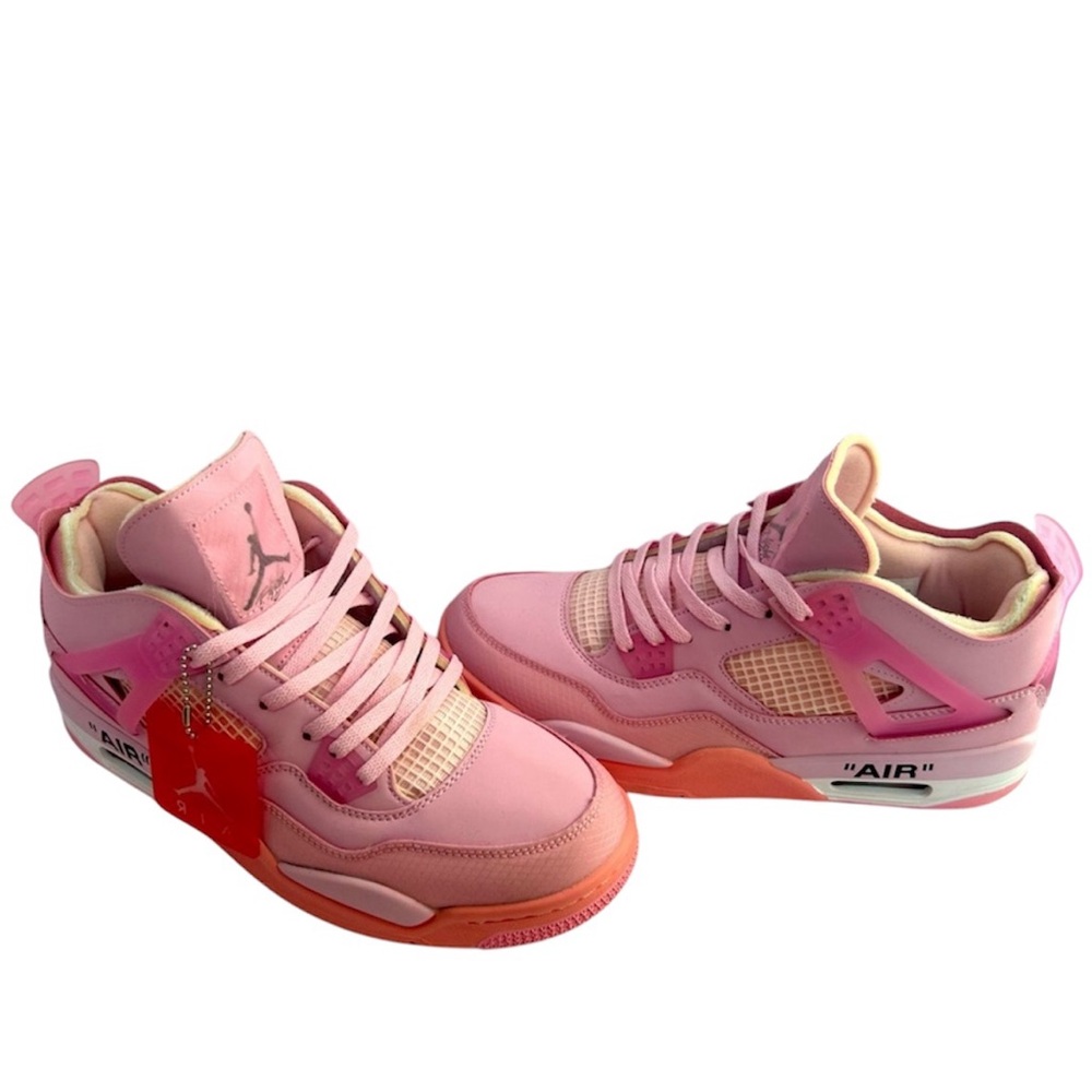 Jumpman 4 Mens Women Basketball Shoes Pink